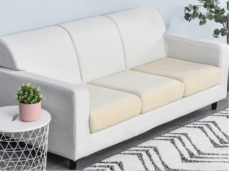 Housse de Coussin Canapé <br> Beige Jaune