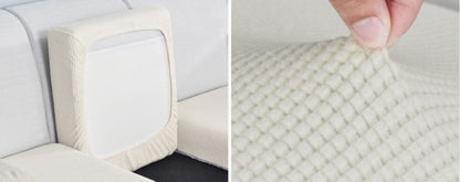 Housse de Coussin Canapé <br> Blanc