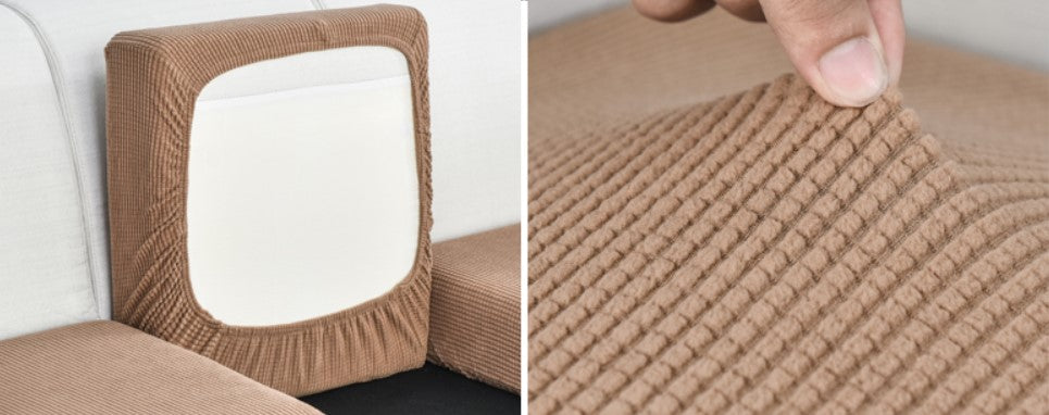 Housse de Coussin Canapé <br> Camel