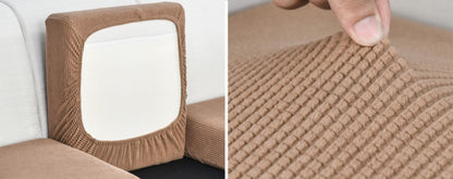 Housse de Coussin Canapé <br> Camel