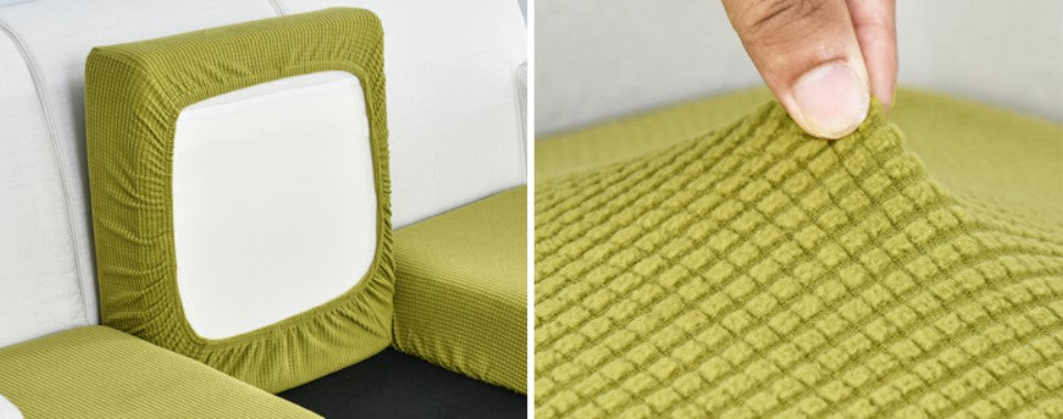 Housse de Coussin Canapé <br> Vert Herbe
