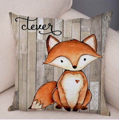 Housse de coussin 45x45 <br> Renard