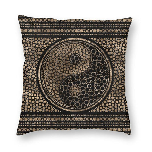 Housse de coussin <br> Yin Yang