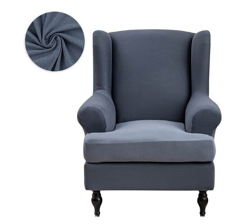 Housse fauteuil <br> à Oreilles Gris