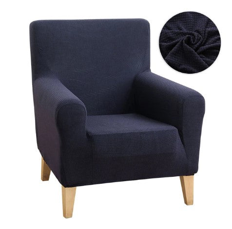Housse fauteuil <br> Antidérapante Bleu Marine