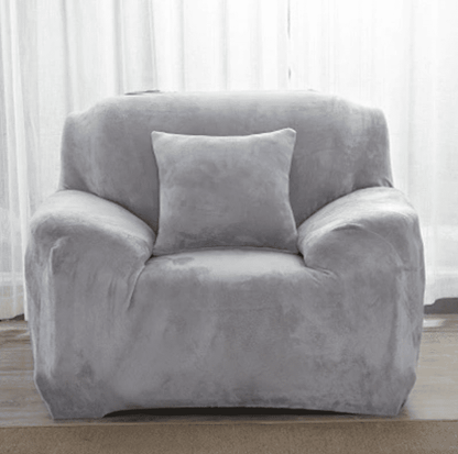 Housse fauteuil <br> Argenté