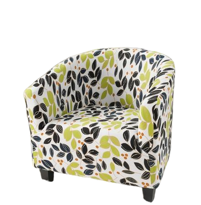 Housse fauteuil Cabriolet <br> Feuillage Noir