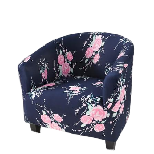 Housse fauteuil Cabriolet <br> Fleurie Rose et Bleu