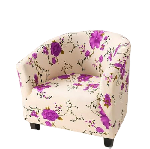 Housse fauteuil Cabriolet <br> Fleurie Violet