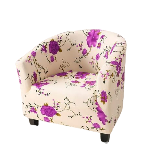 Housse fauteuil Cabriolet <br> Fleurie Violet