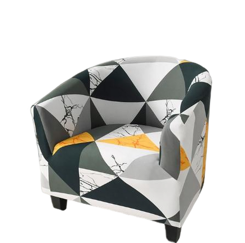 Housse fauteuil Cabriolet <br> Géométrique Marbrée