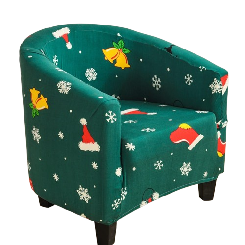 Housse fauteuil Cabriolet <br> Noël Vert