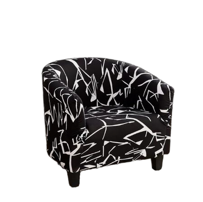 Housse fauteuil Cabriolet <br> Noir et Blanc