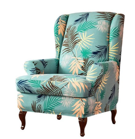 Housse fauteuil Crapaud <br>Tropicale Verte