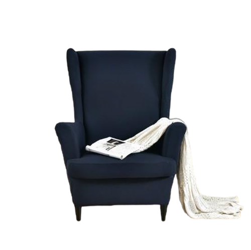 Housse fauteuil <br> Extensible Bleu Marine