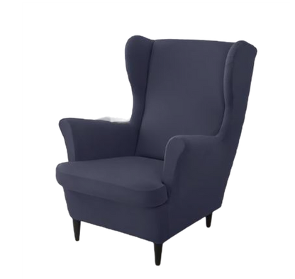 Housse fauteuil <br> Extensible Bleu Nuit