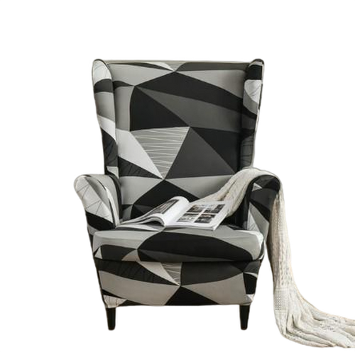 Housse fauteuil <br> Extensible Géométrique