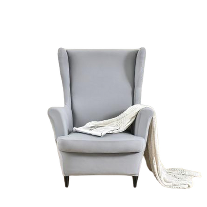 Housse fauteuil <br> Extensible Grise