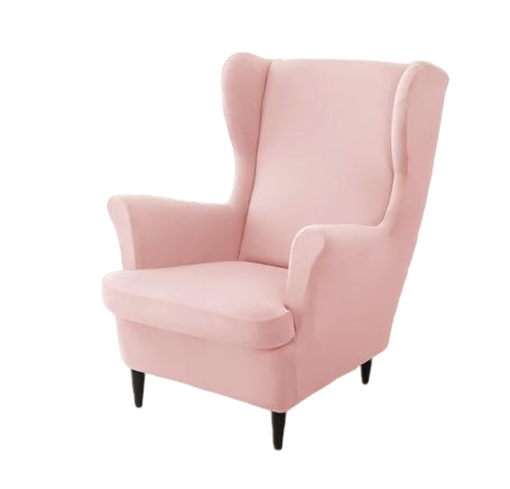 Housse fauteuil <br> Extensible Rose