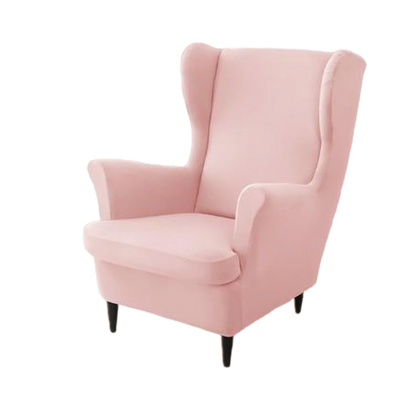 Housse fauteuil <br> Extensible Rose