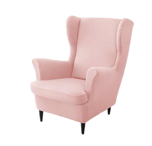 Housse fauteuil <br> Extensible Rose