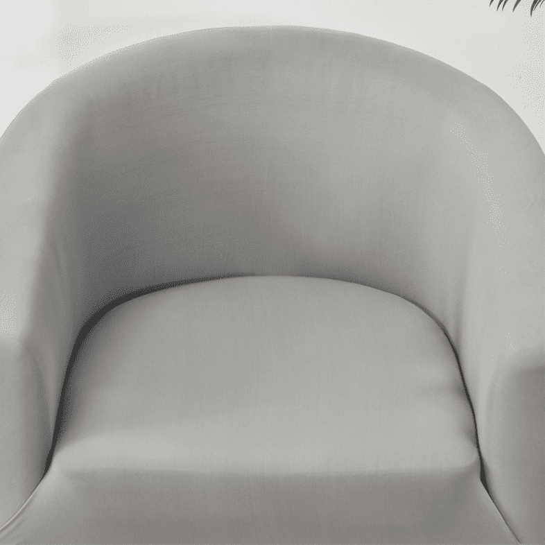 Housse de Fauteuil Extensible - Gris Clair
