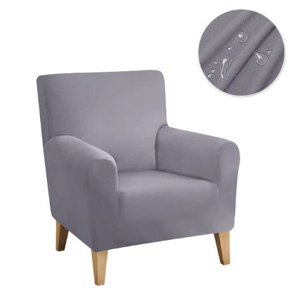 Housse fauteuil <br> Imperméable Argenté