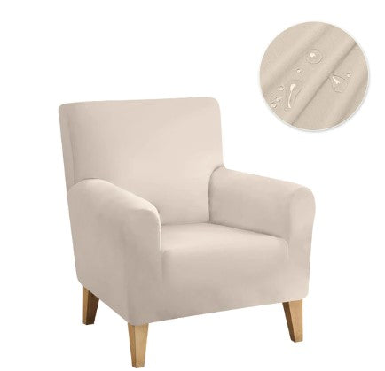 Housse fauteuil <br> Imperméable Ivoire