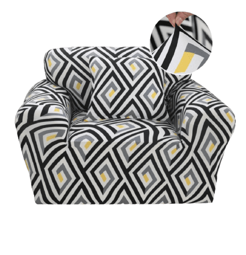Housse fauteuil <br> Moderne Géométrique