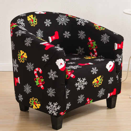 Housse de Fauteuil Imprimée Promo de Noël 1