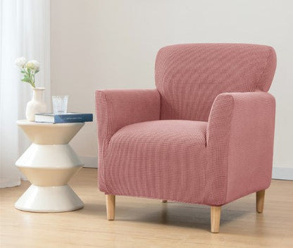 Housse fauteuil Scandinave <br> Rose Nude