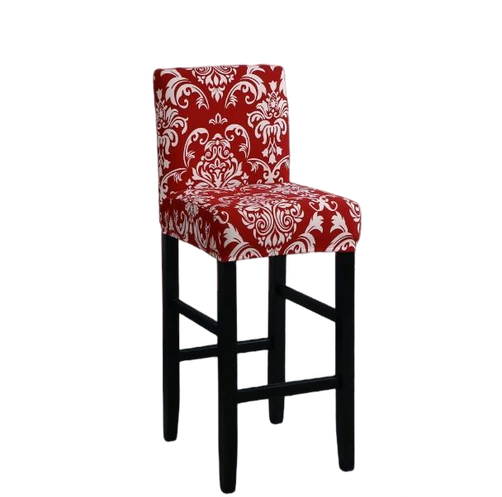 Housse de Tabouret <br>  Baroque Rouge