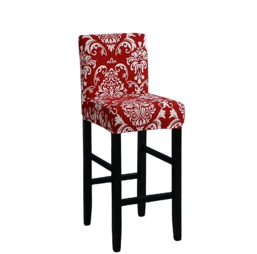 Housse de Tabouret <br>  Baroque Rouge