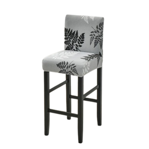 Housse de Tabouret <br> Feuillage Gris