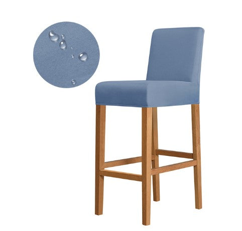 Housse de Tabouret <br> Gris Bleu