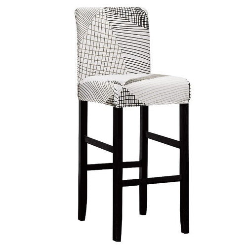 Housse de Tabouret <br> Rayée