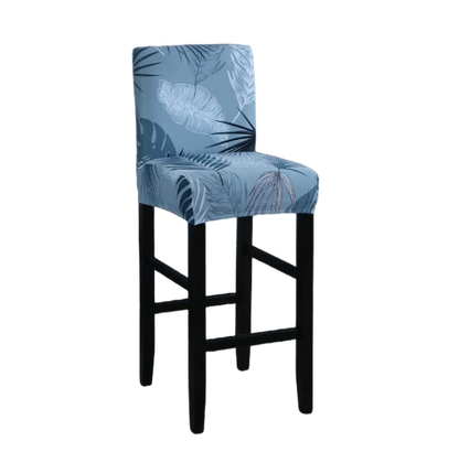 Housse de Tabouret <br> Tropical Bleu