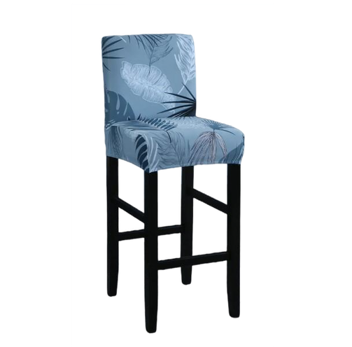 Housse de Tabouret <br> Tropical Bleu
