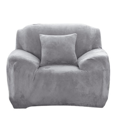 Housse fauteuil <br> Argenté