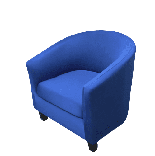 Housse fauteuil Cabriolet <br> Bleu Royal