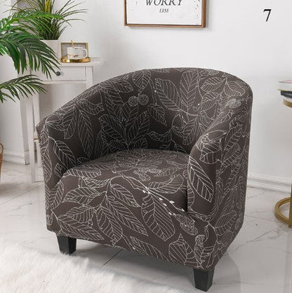 Housse fauteuil Cabriolet <br> Feuillage Marron