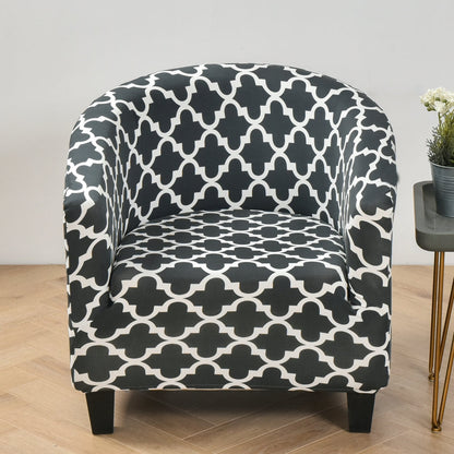 Housse fauteuil Cabriolet <br> Géométrique Grise