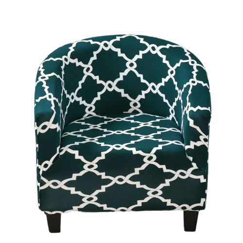 Housse fauteuil Cabriolet <br> Géométrique Vert