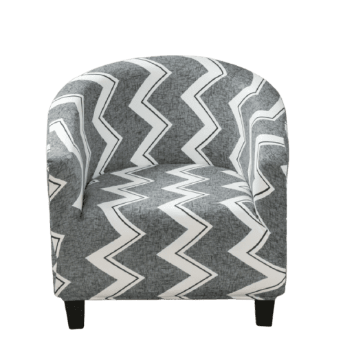 Housse fauteuil Cabriolet <br> Gris et Blanc