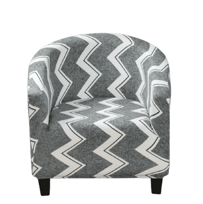 Housse fauteuil Cabriolet <br> Gris et Blanc