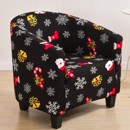 Housse fauteuil Cabriolet <br> Noël Noir