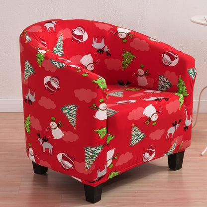Housse fauteuil Cabriolet <br> Noël Rouge