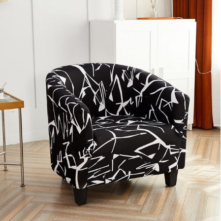 Housse fauteuil Cabriolet <br> Noir et Blanc