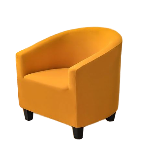 Housse fauteuil Cabriolet <br> Polyester Jaune Moutarde