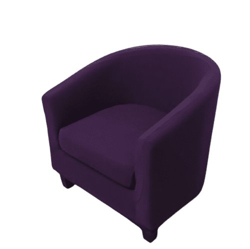 Housse fauteuil Cabriolet <br> Prune